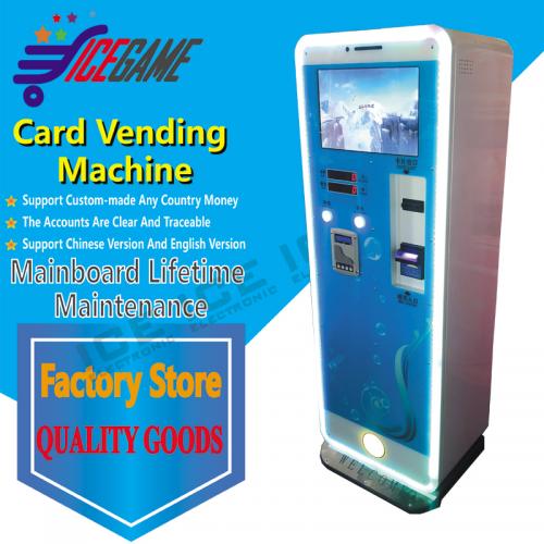 Automatic recharge card selling machine