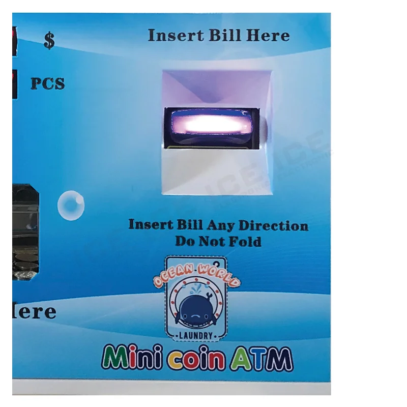 Countertop MINI Multi-Currency Coin Changer Machine | Smart Banknote to Coin & Token Changer for Laundromat