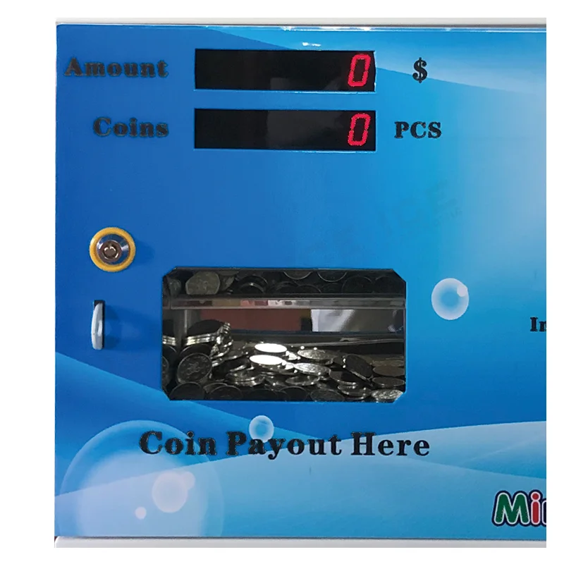 Countertop MINI Multi-Currency Coin Changer Machine | Smart Banknote to Coin & Token Changer for Laundromat