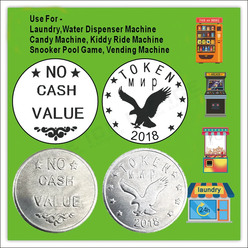 Custom Premium Game Tokens | Anti-Counterfeit Arcade Coins in Stainless Steel, Copper, Zinc Alloy, Iron &amp; Special Materials