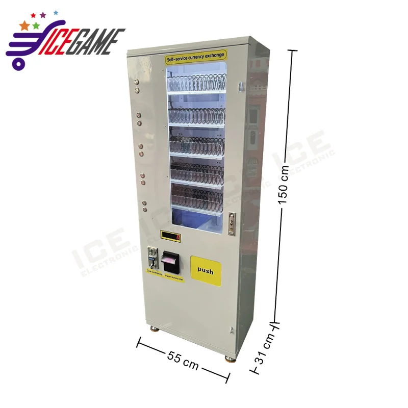 Custom Global Multi-Payment Vending Machine | Coin, Banknote & Card Accepting Small Merchandise Self-Service Vending Machine