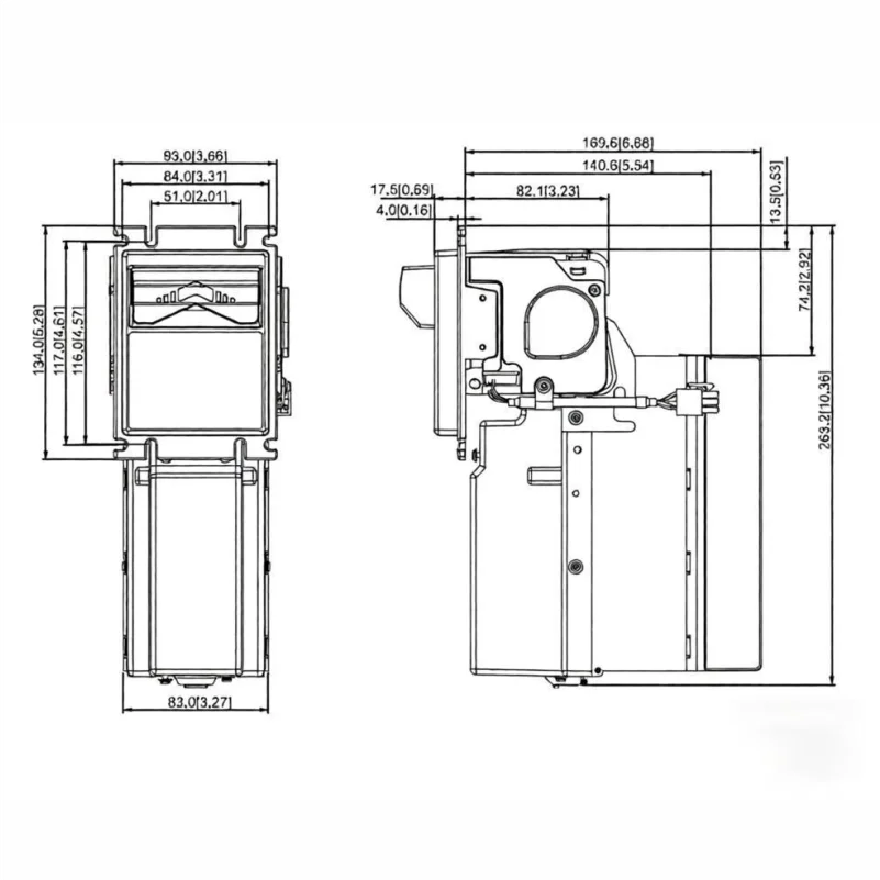 ICTL70P5 High-Efficiency Bill Validator, Custom Global Banknote Validator for Coin Changers & Vending Machines